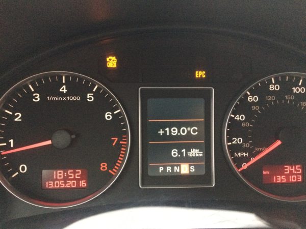 Audi A4 – EPC Light On